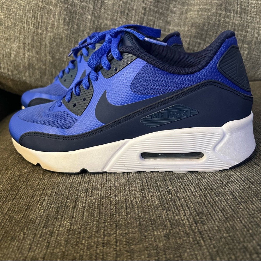 Blue Nike Air Max Shoes